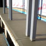Broomed Finish Topping Overlay Construction 